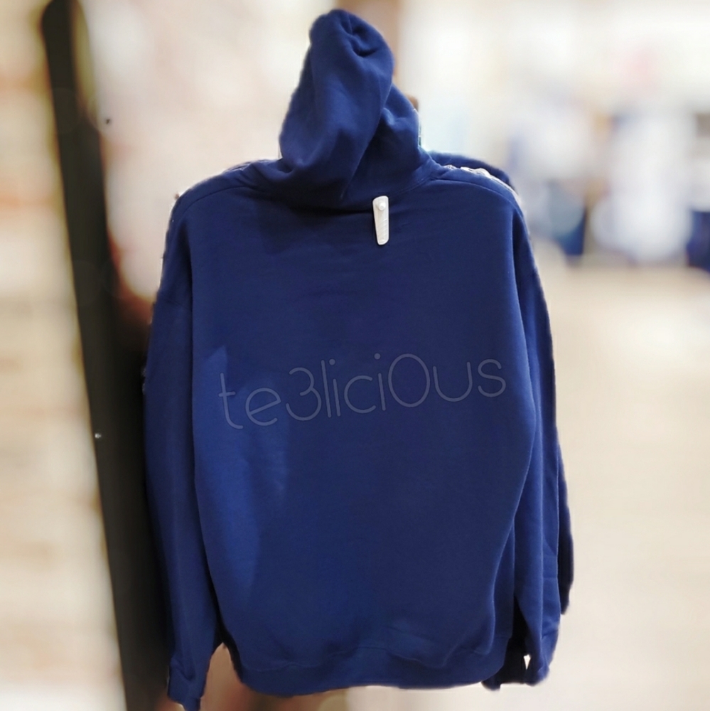 DISNEY PARKS SINCE 1955 RETRO MICKEY NAVY HOODIE - Picture 3 of 3